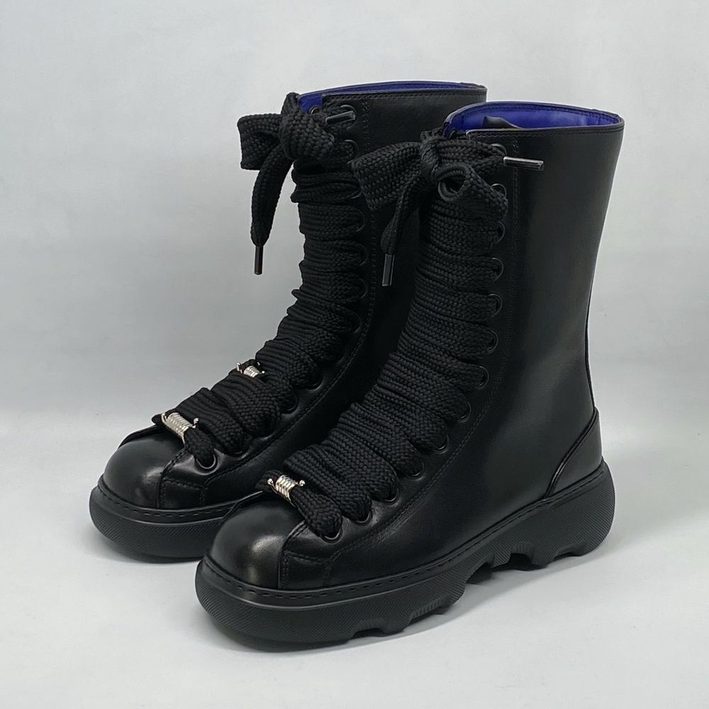 Burberry Ranger High Leather Boots size 37.5